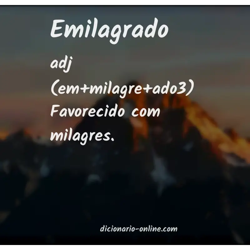 Significado de emilagrado