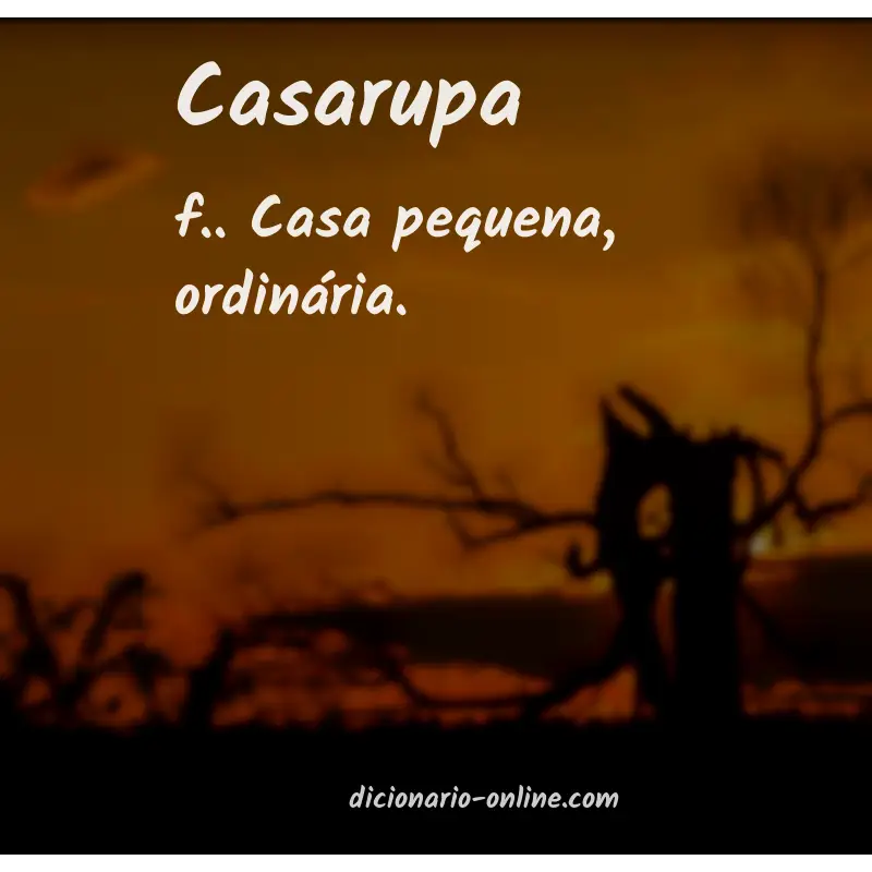 Significado de casarupa