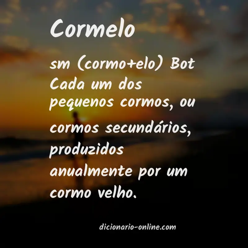 Significado de cormelo