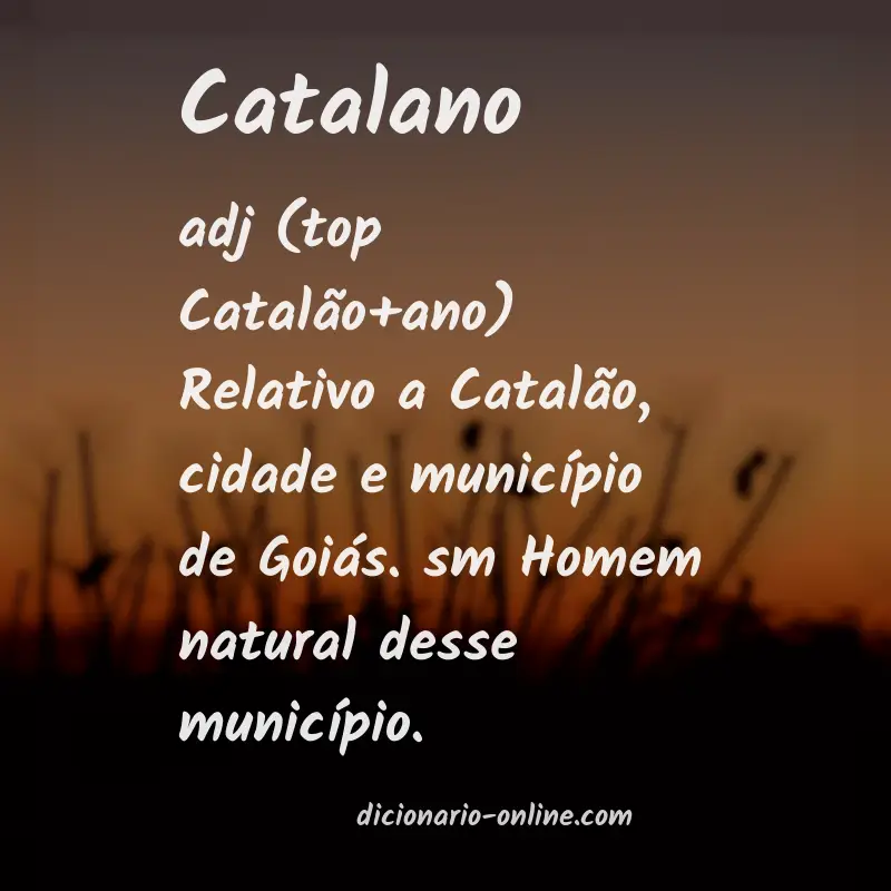 Significado de catalano