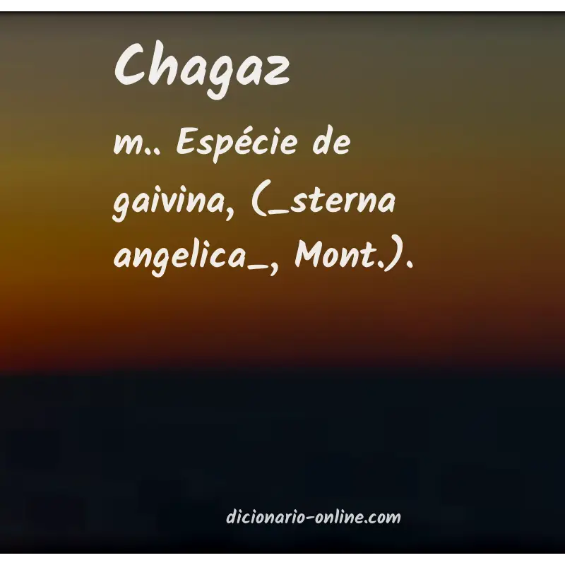 Significado de chagaz