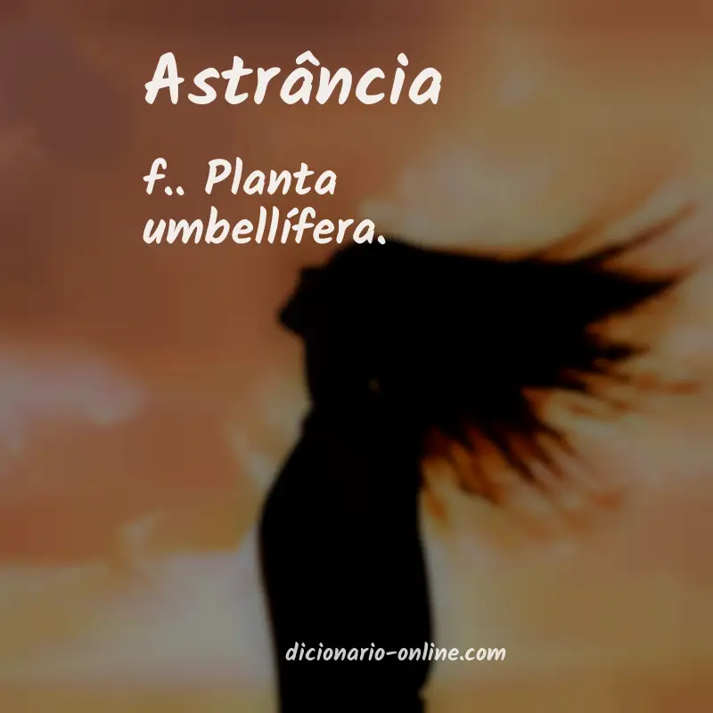 Significado de astrância