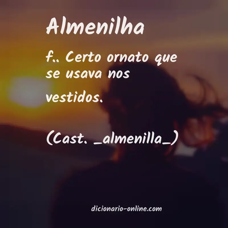 Significado de almenilha