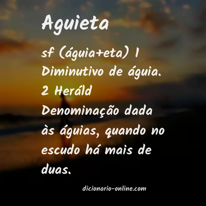 Significado de aguieta