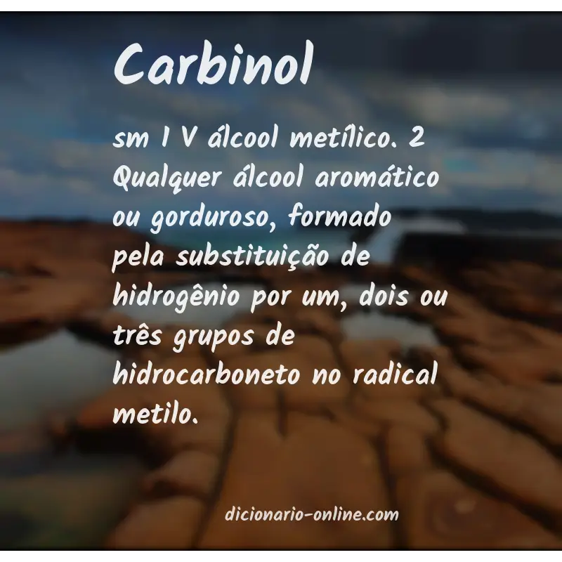 Significado de carbinol