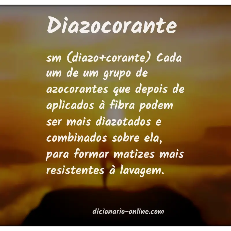 Significado de diazocorante