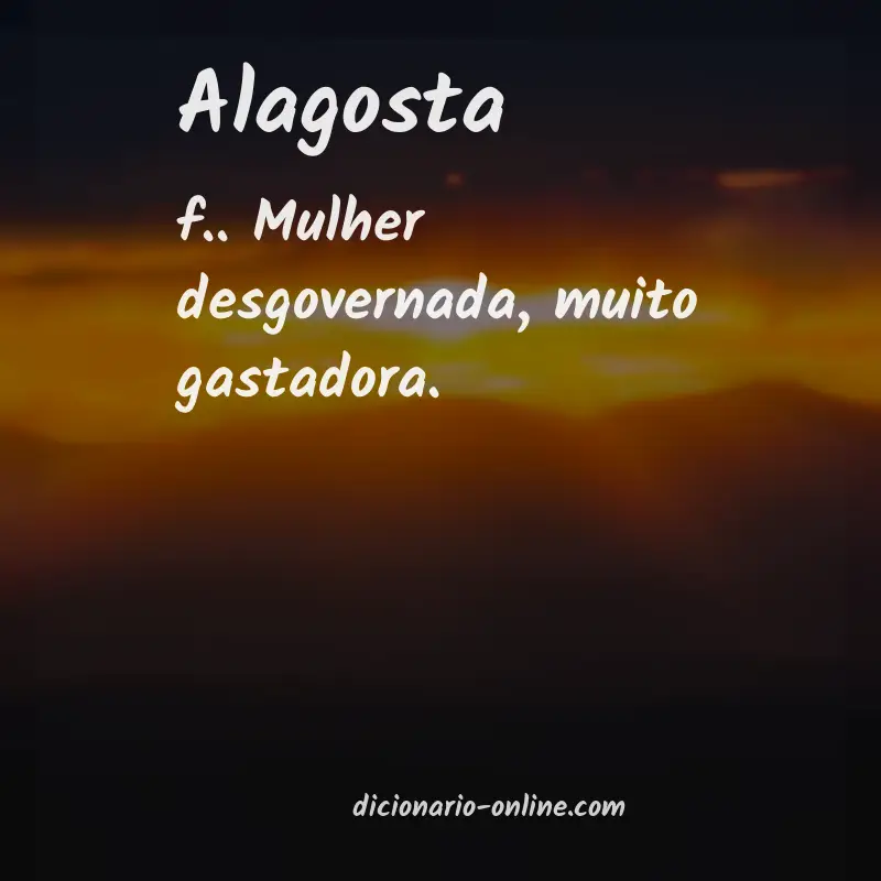 Significado de alagosta