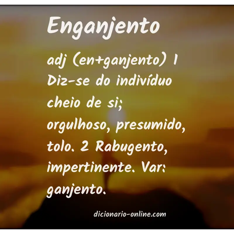 Significado de enganjento