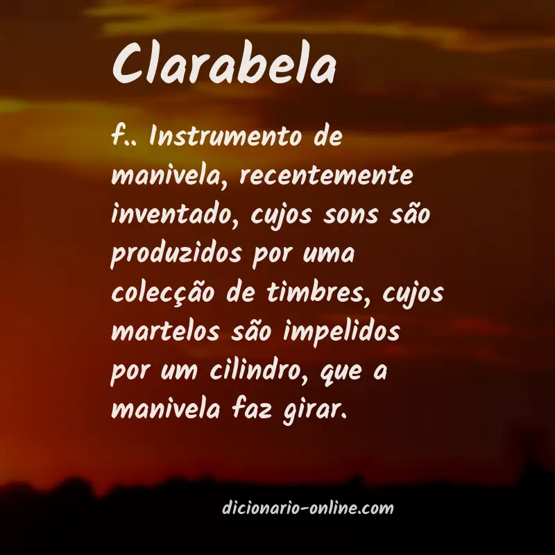 Significado de clarabela