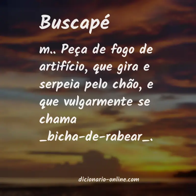 Significado de buscapé