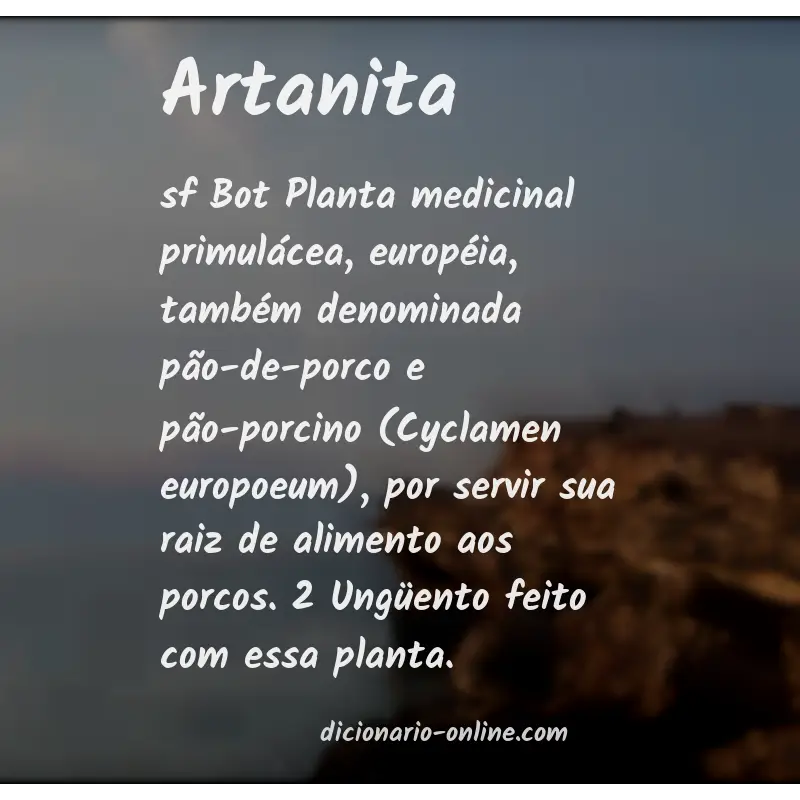 Significado de artanita