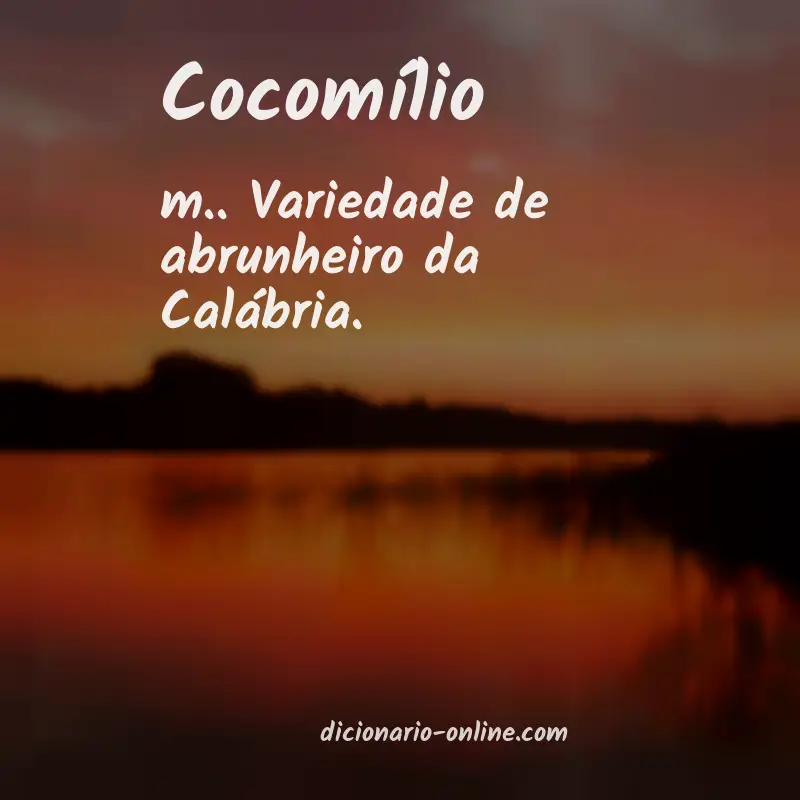Significado de cocomílio