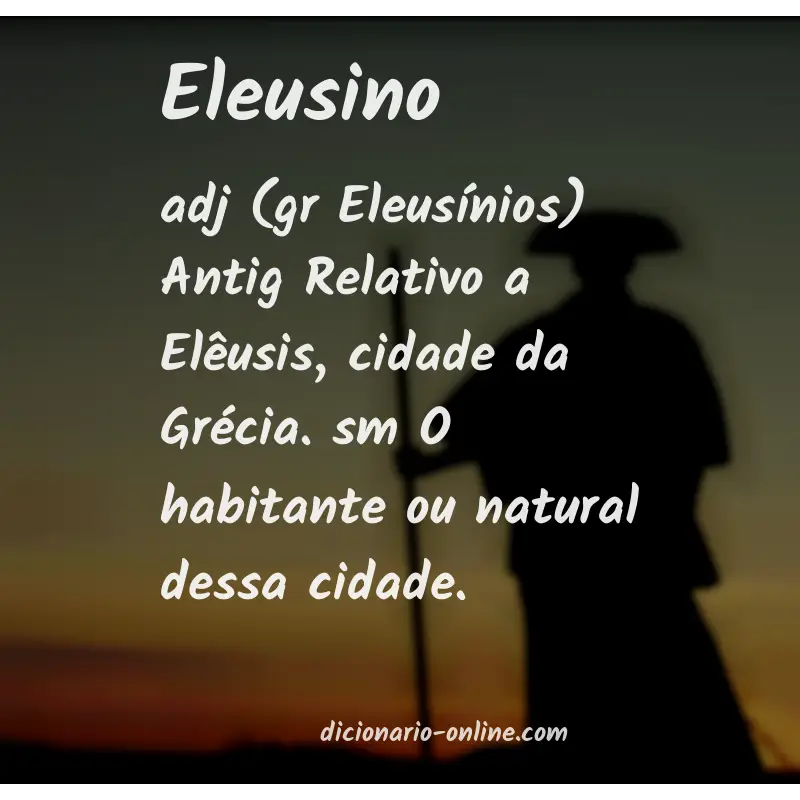 Significado de eleusino