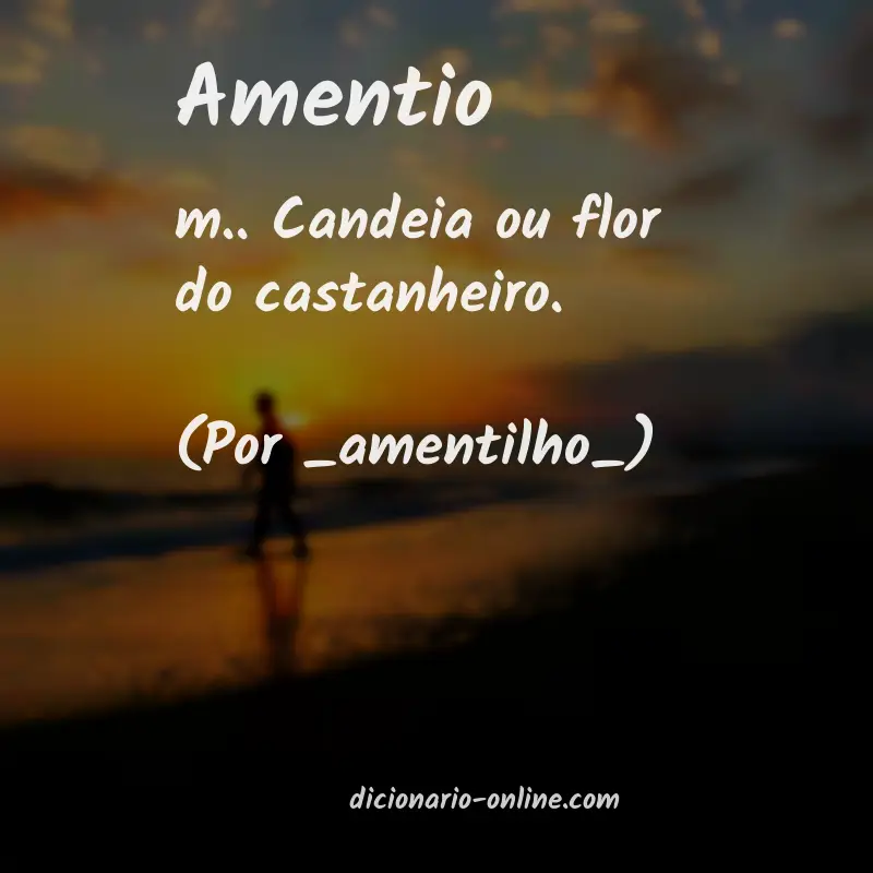 Significado de amentio