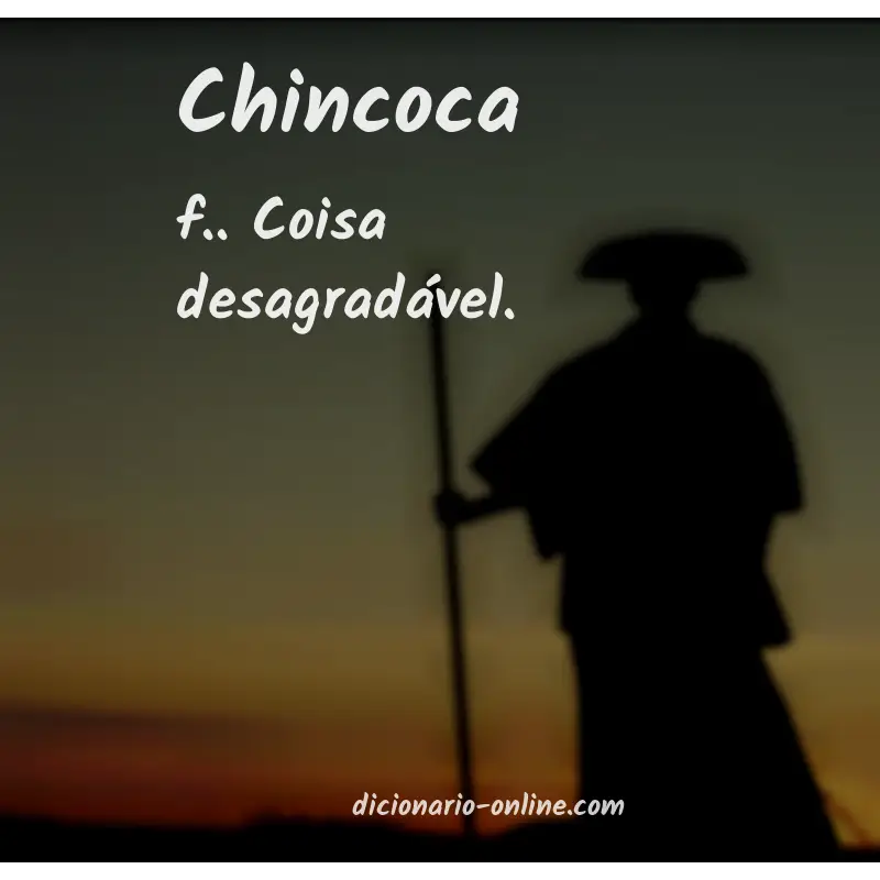 Significado de chincoca