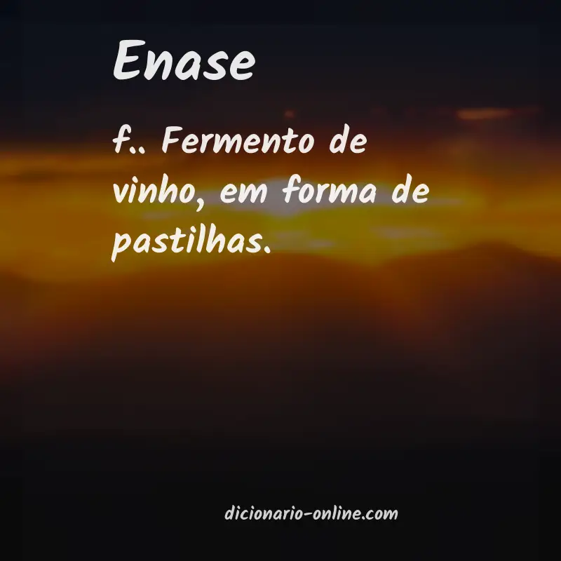 Significado de enase