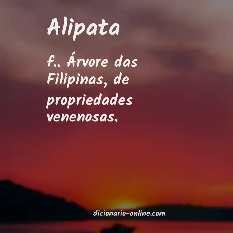 Significado de alipata