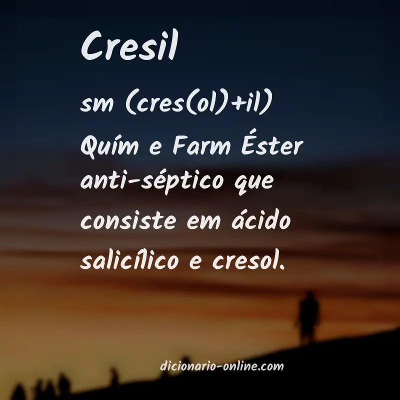Significado de cresil