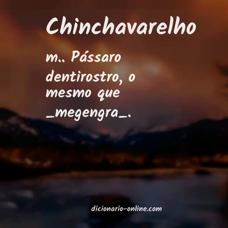 Significado de chinchavarelho