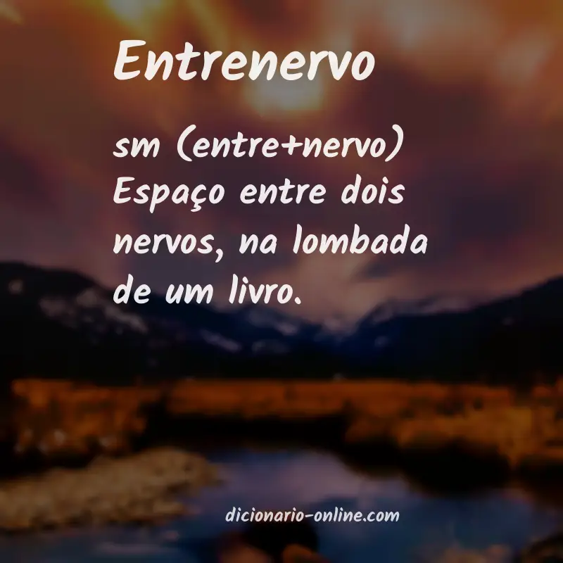 Significado de entrenervo