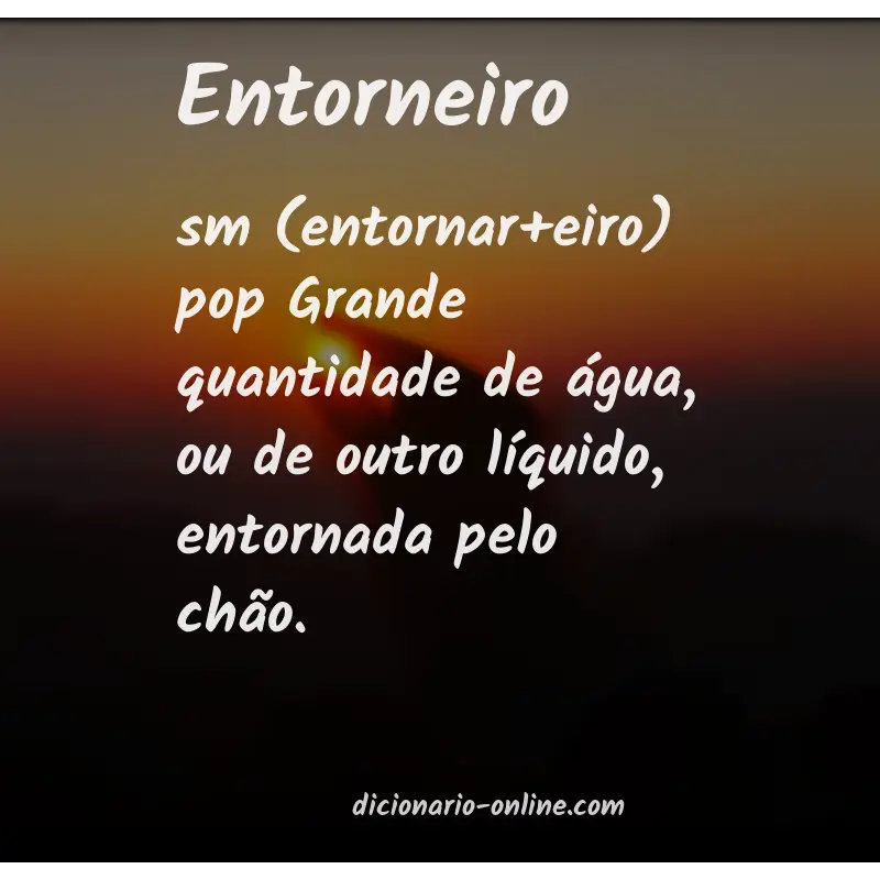 Significado de entorneiro