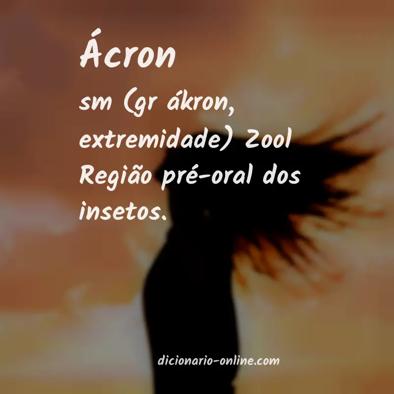 Significado de ácron