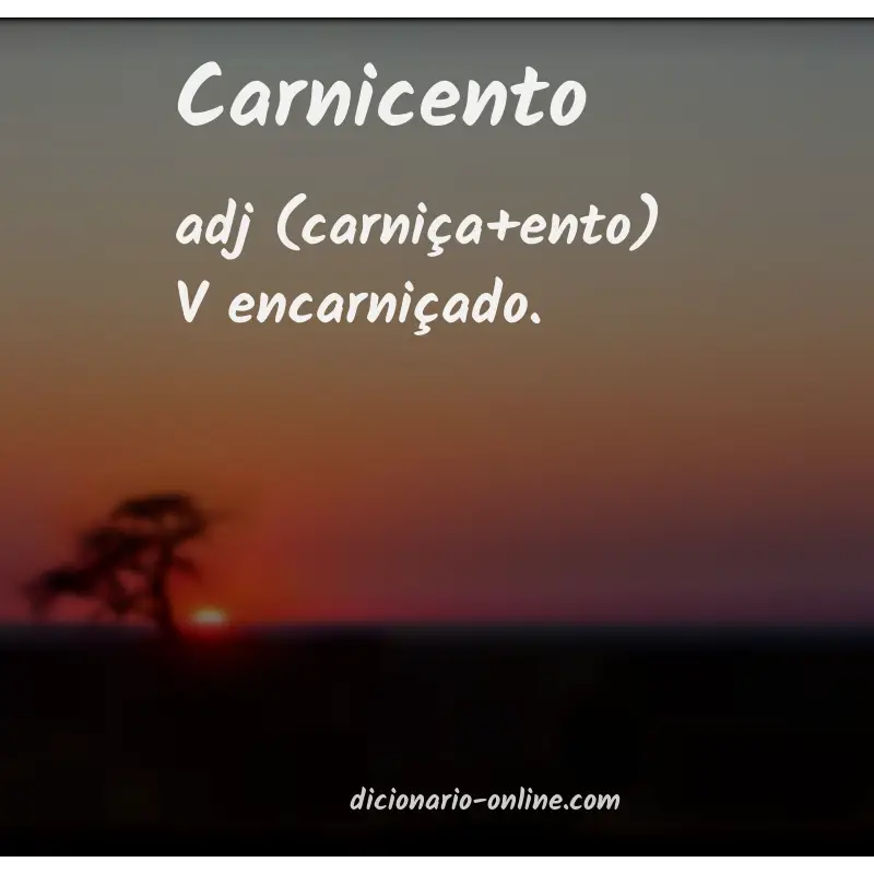 Significado de carnicento