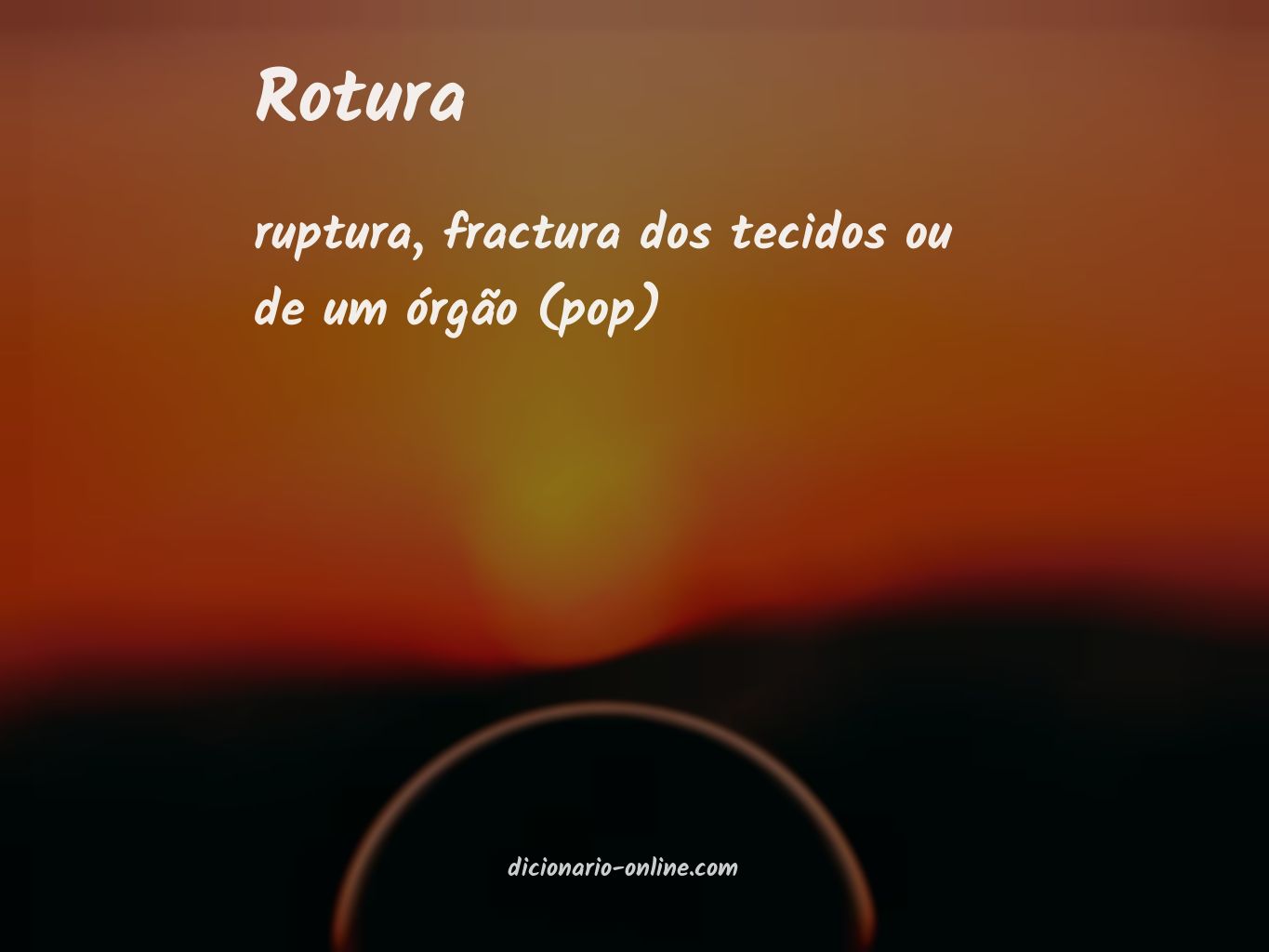 Significado de rotura