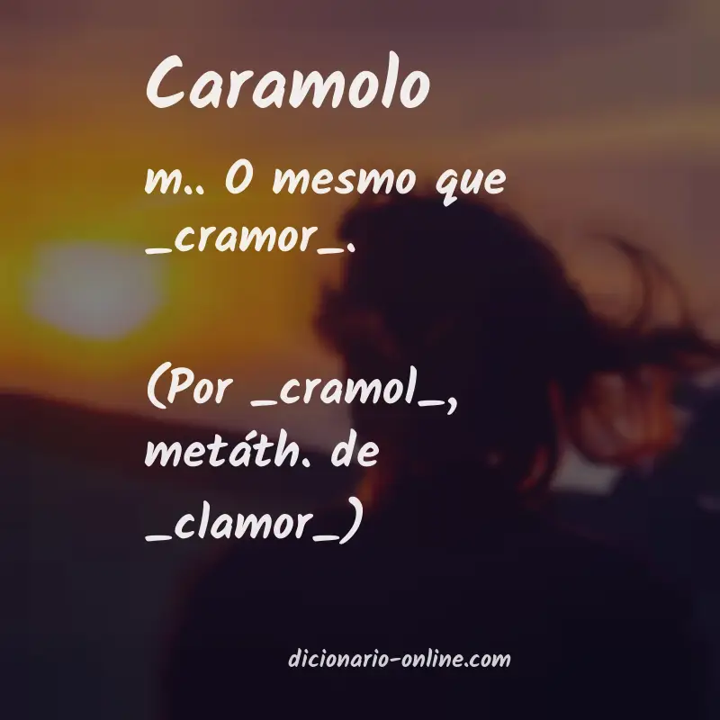 Significado de caramolo