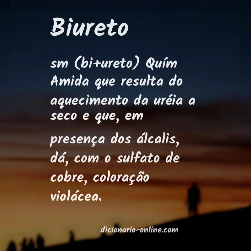 Significado de biureto