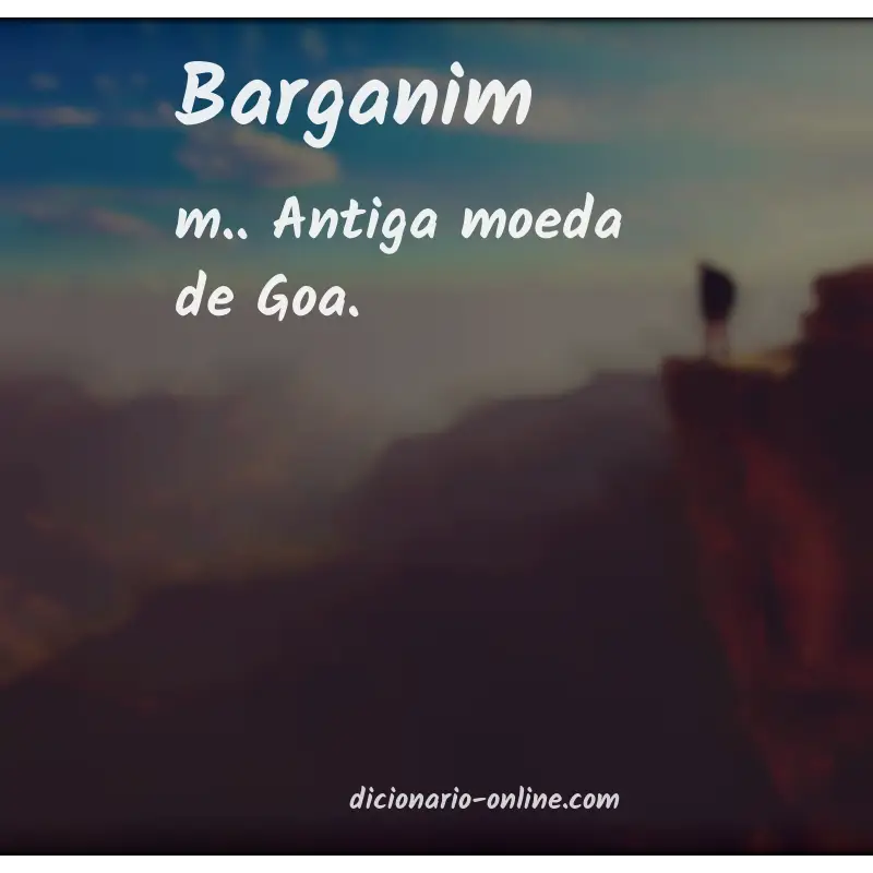 Significado de barganim