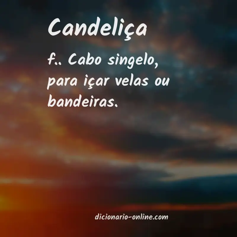 Significado de candeliça