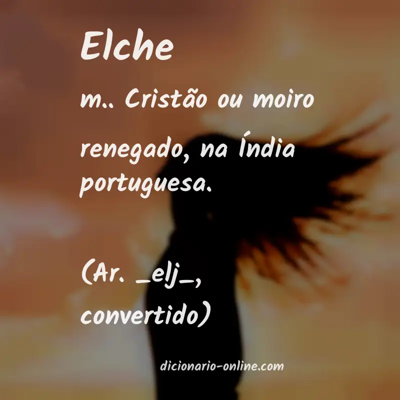 Significado de elche