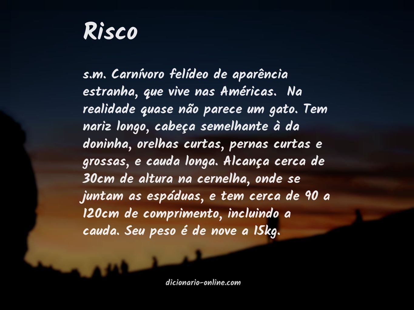 Significado de risco