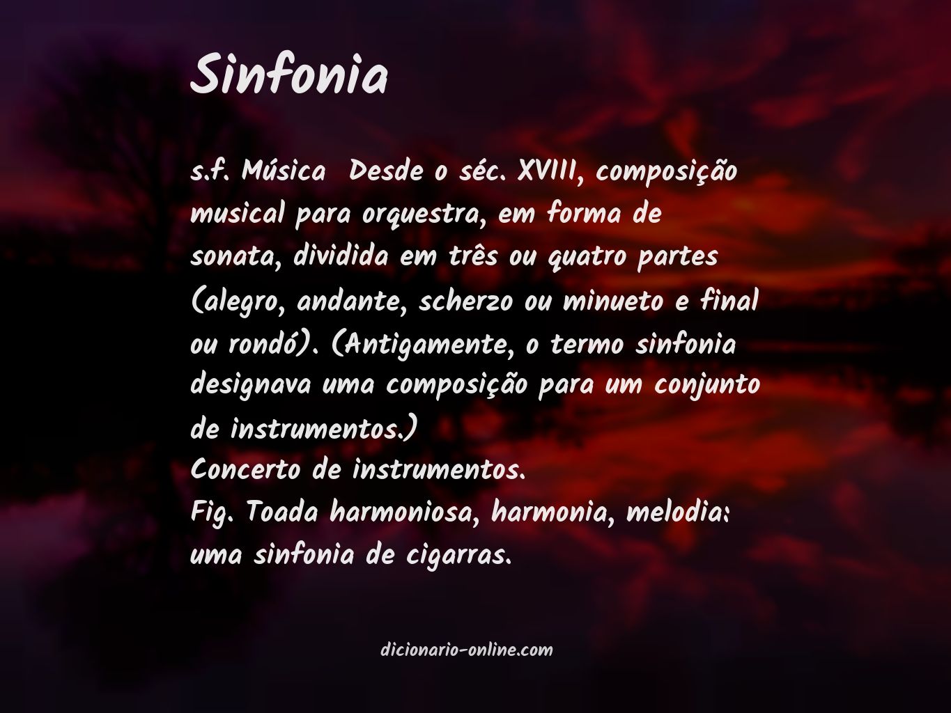 Significado de sinfonia