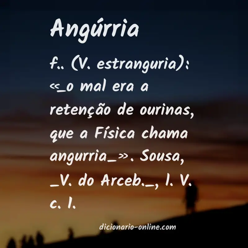 Significado de angúrria