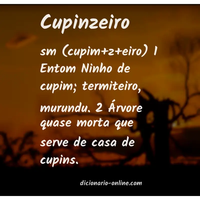 Significado de cupinzeiro