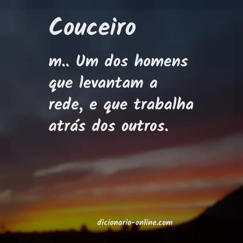 Significado de couceiro