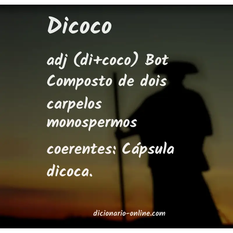 Significado de dicoco