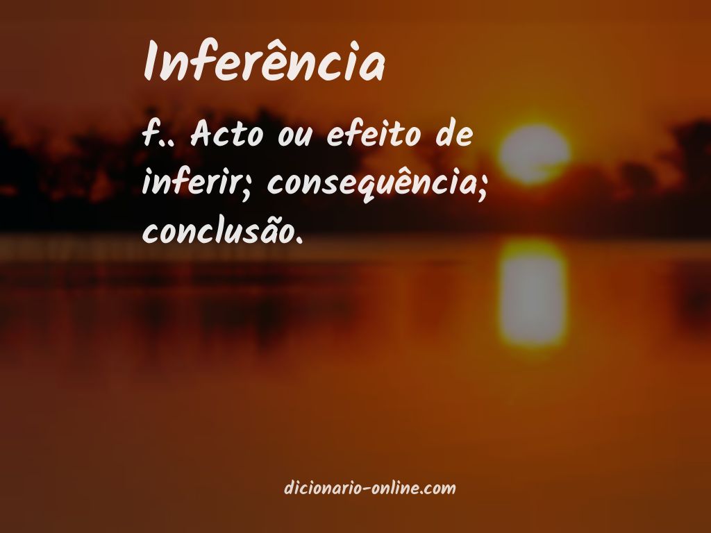 Significado de inferência