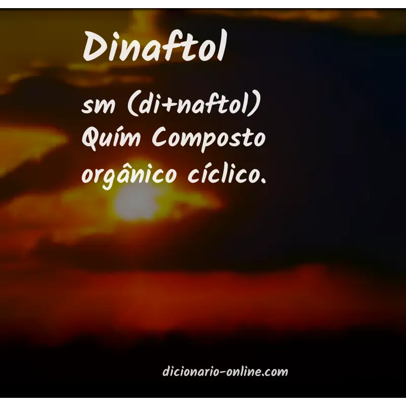Significado de dinaftol