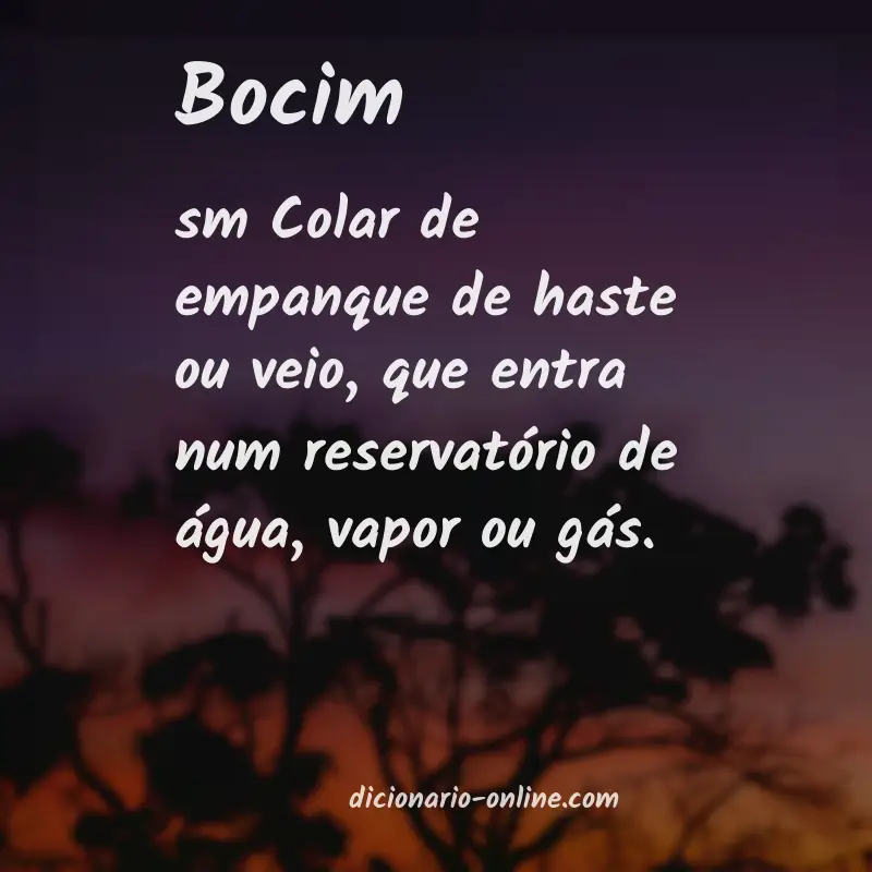Significado de bocim