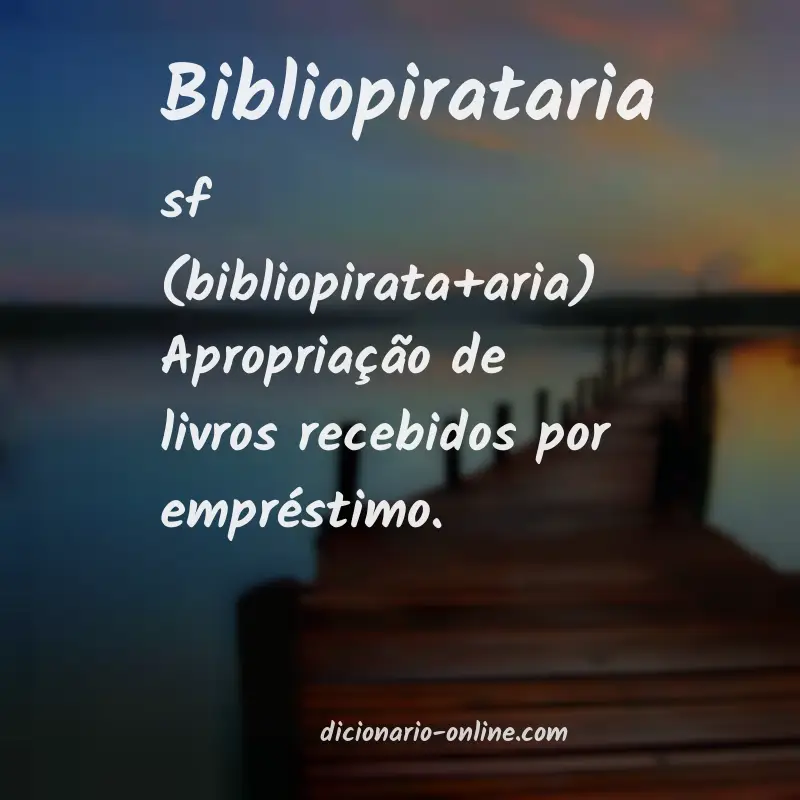 Significado de bibliopirataria