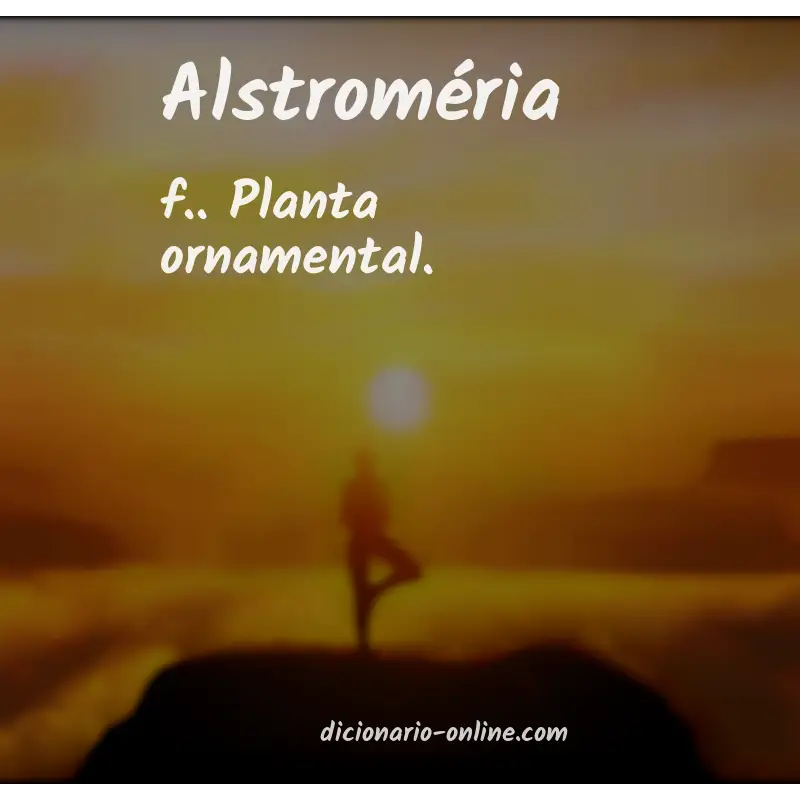 Significado de alstroméria