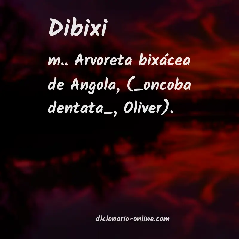 Significado de dibixi