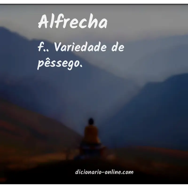 Significado de alfrecha