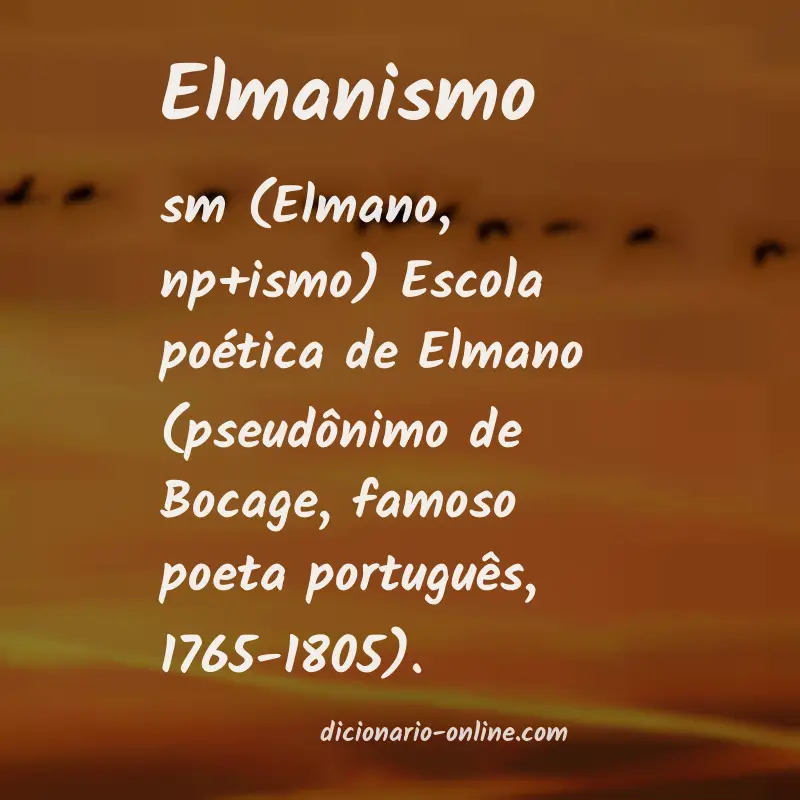 Significado de elmanismo