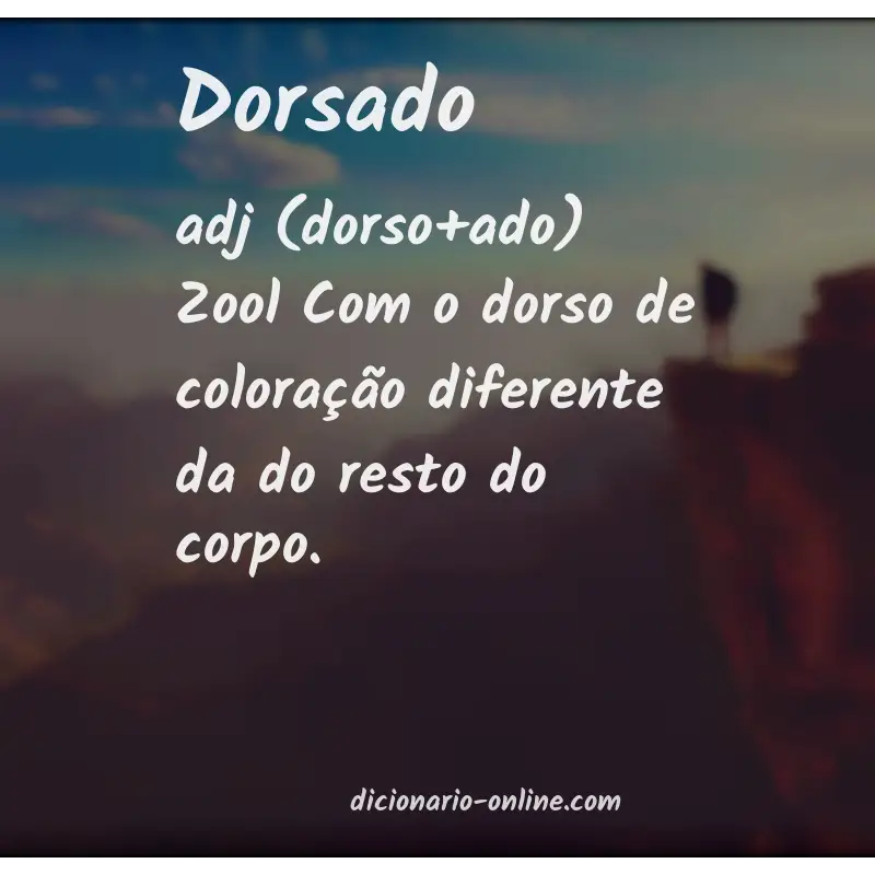 Significado de dorsado