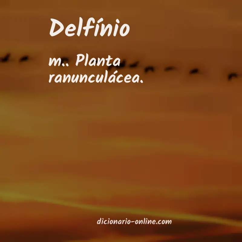 Significado de delfínio