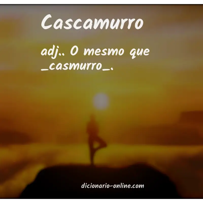 Significado de cascamurro